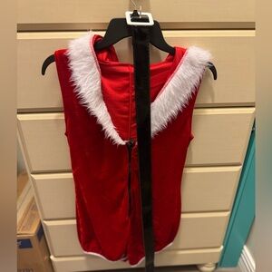 Women’s Sexy Red Santa Romper Costume